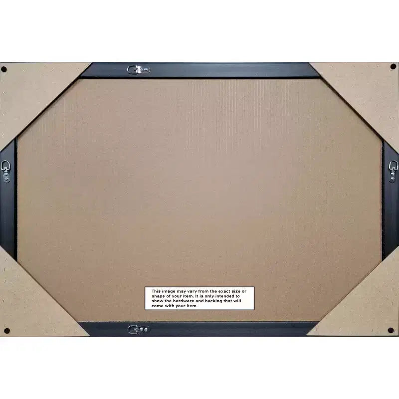 Miroir mural de salle de bain en bois non biseauté, 40"x28", cadre recyclé sarcelle/gris, à fixation murale