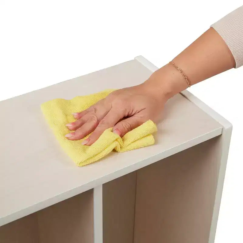 Casier à Manteaux pour Enfants à 4 Sections avec Rangement Cubby, Mobilier de Classe, Contreplaqué de Bouleau