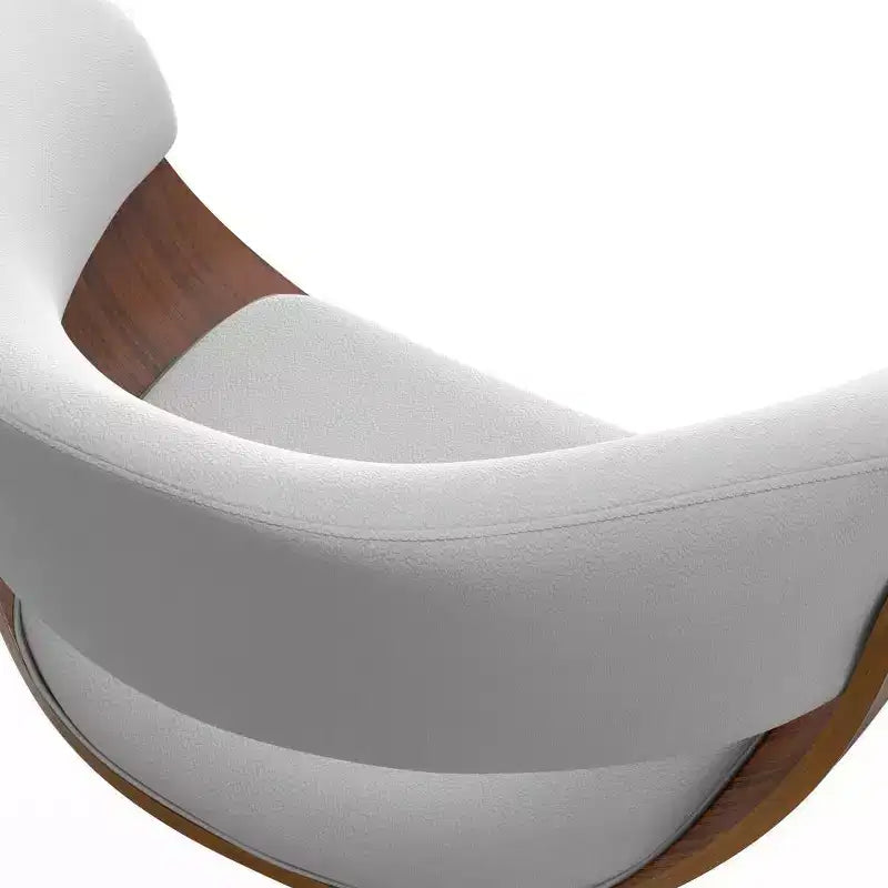 Tabouret de bar pivotant réglable, similicuir blanc, dossier rembourré en mousse, pieds en acier, hauteur comptoir à bar