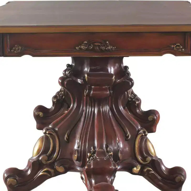 120" Dining Table, Honey Oak Finish, Double Pedestal, Seats 8