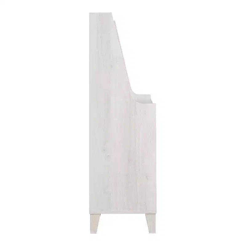 Étagère de Boulanger de Ferme avec Tiroir de Rangement et 4 Tablettes, Chêne Blanc