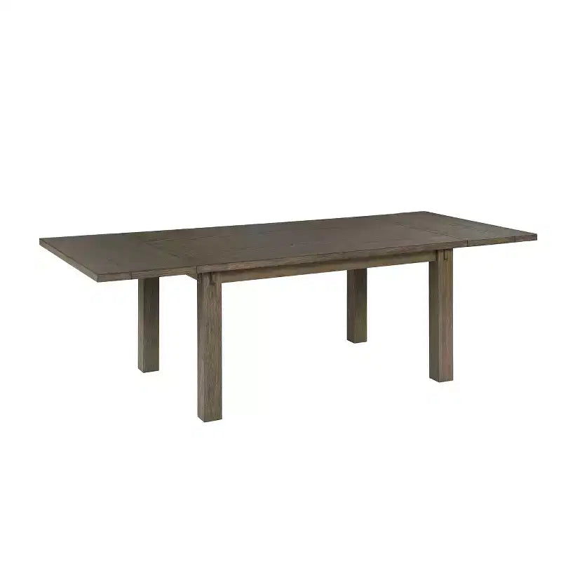 Table de salle à manger de 244 cm, finition chêne foncé, 8 à 10 places