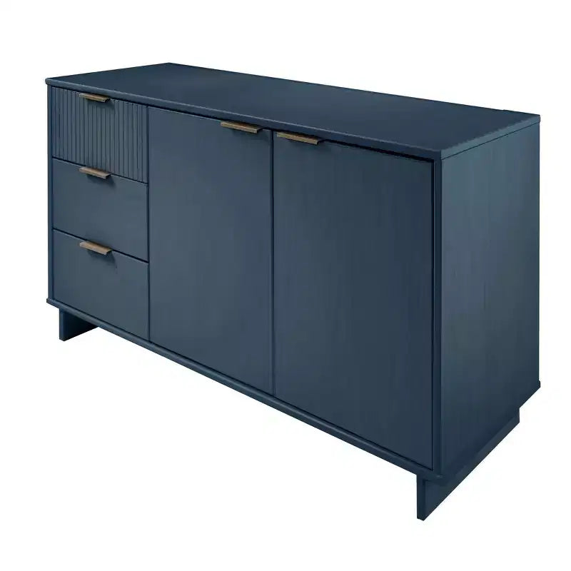 Meuble de rangement moderne de 140 cm avec 3 tiroirs