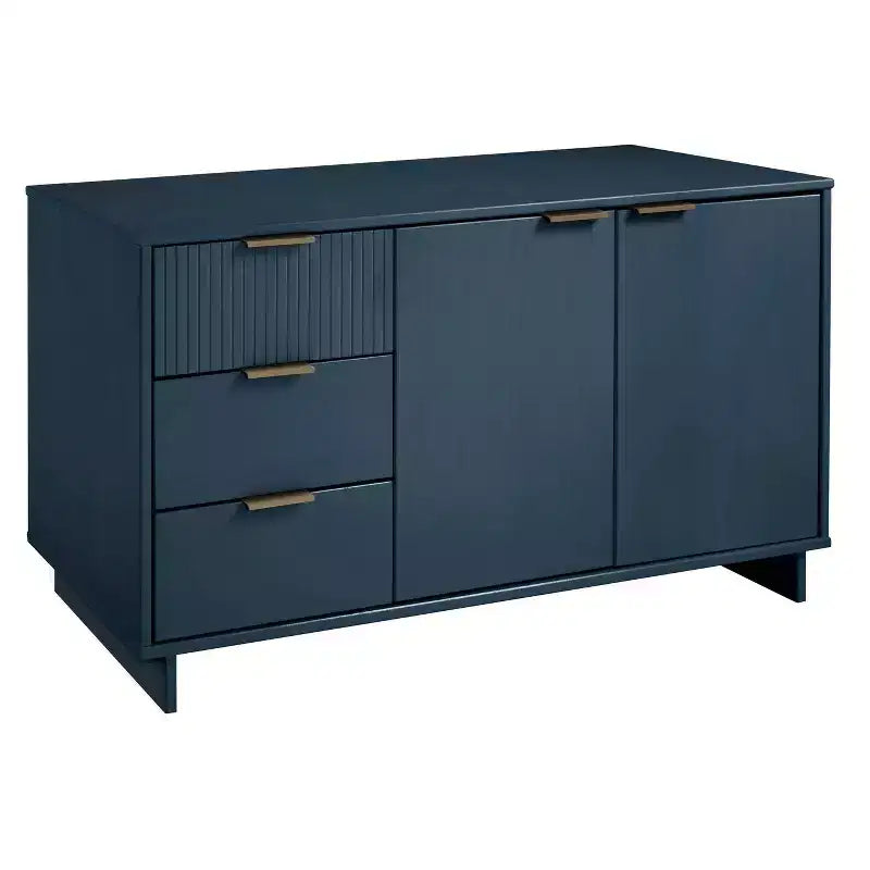 Meuble de rangement moderne de 140 cm avec 3 tiroirs