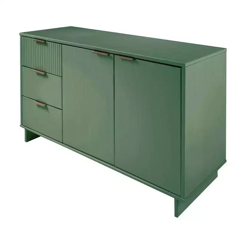 Meuble de rangement moderne de 140 cm avec 3 tiroirs