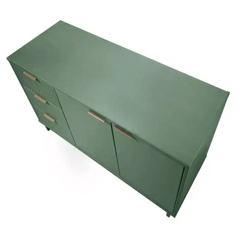 Meuble de rangement moderne de 140 cm avec 3 tiroirs