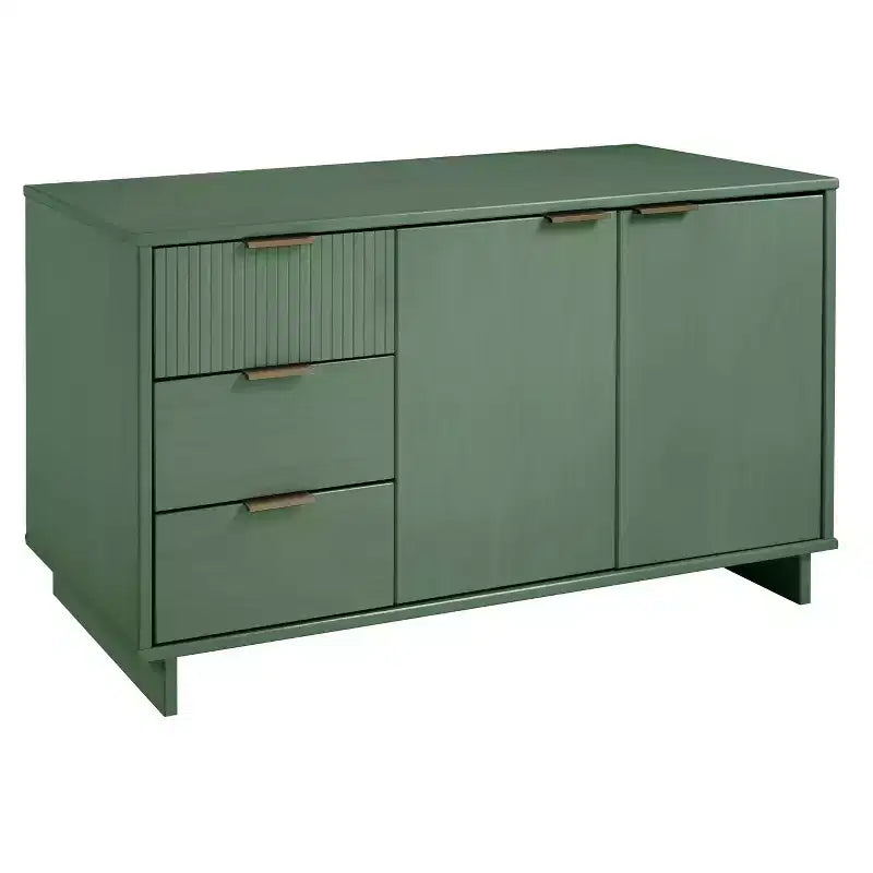 Meuble de rangement moderne de 140 cm avec 3 tiroirs