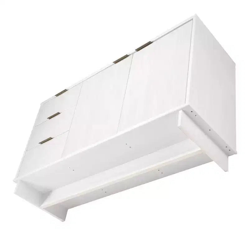 Meuble de rangement moderne de 140 cm avec 3 tiroirs