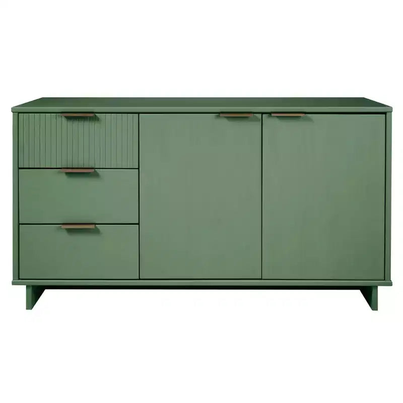 Meuble de rangement moderne de 140 cm avec 3 tiroirs