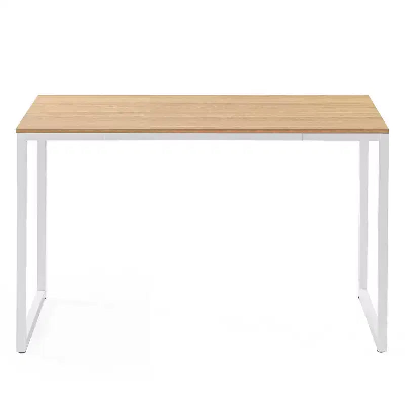 Bureau en métal de 119 cm, surface en MDF, capacité de 45 kg