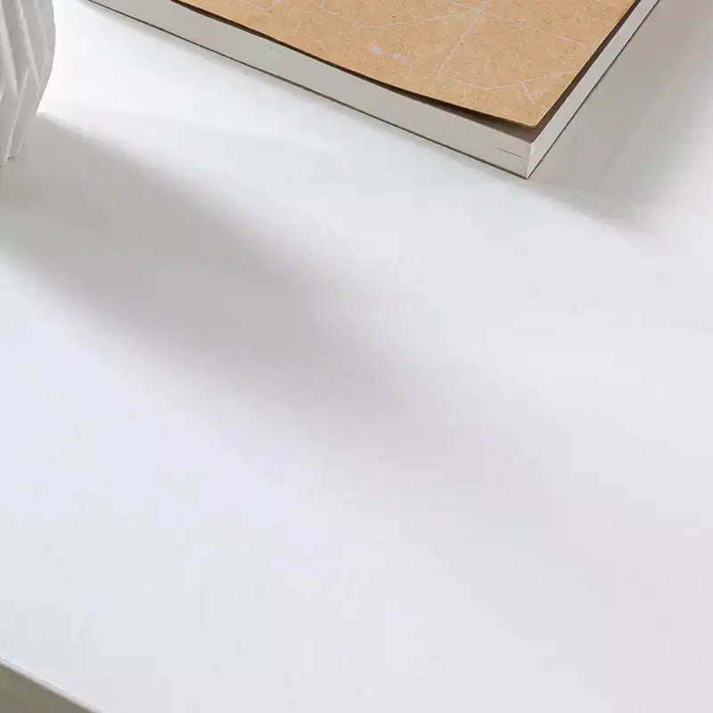 Bureau en métal de 119 cm, surface en MDF, capacité de 45 kg