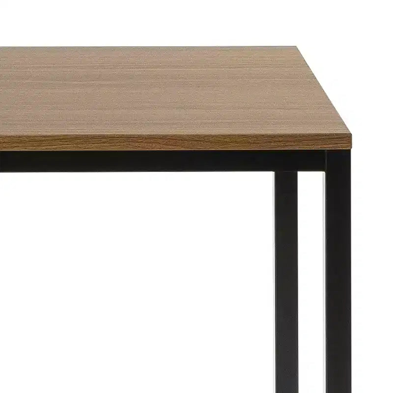 Bureau en métal de 119 cm, surface en MDF, capacité de 45 kg