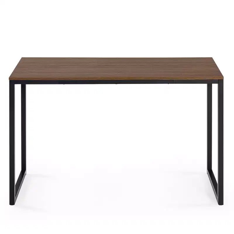 Bureau en métal de 119 cm, surface en MDF, capacité de 45 kg