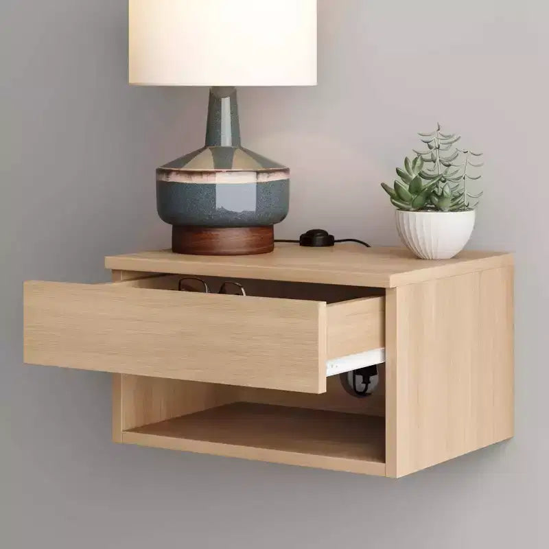 Étagère murale d'appoint, bois composite marron