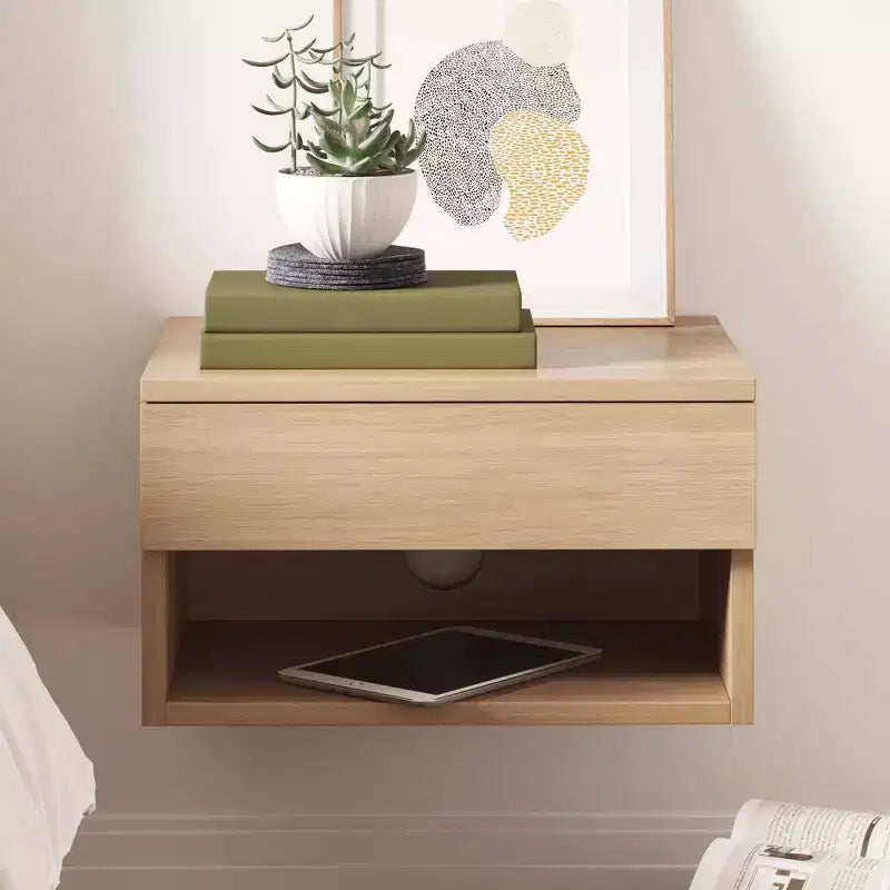Étagère murale d'appoint, bois composite marron