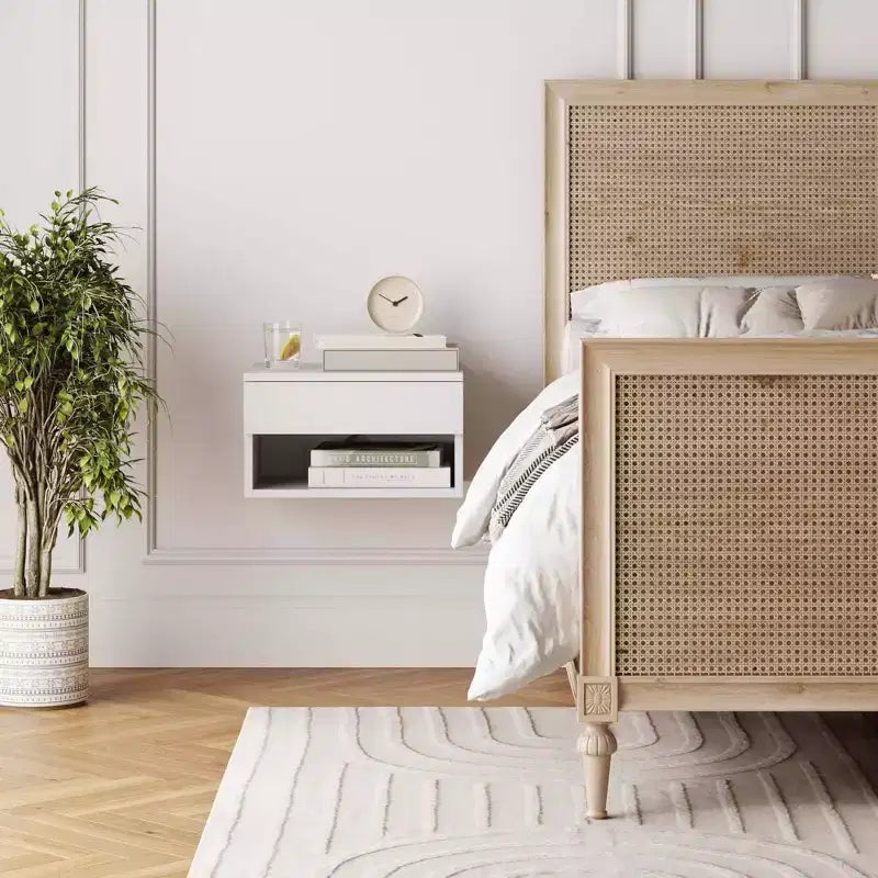 Étagère murale d'appoint, bois composite marron
