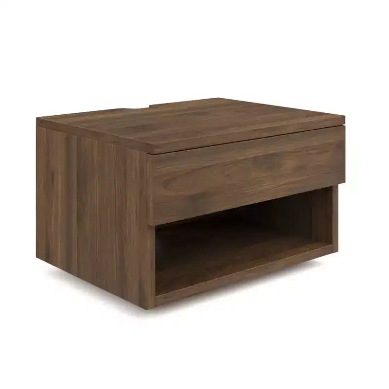 Étagère murale d'appoint, bois composite marron