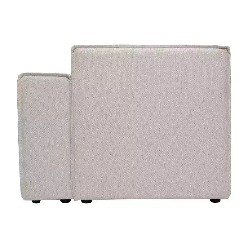 Fauteuil d'angle modulaire avec accoudoir, sectionnel contemporain