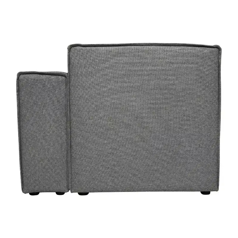Fauteuil d'angle modulaire avec accoudoir, sectionnel contemporain
