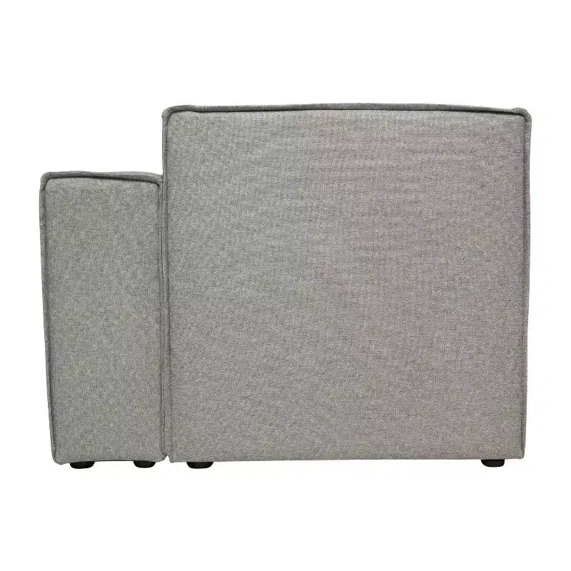 Fauteuil d'angle modulaire avec accoudoir, sectionnel contemporain