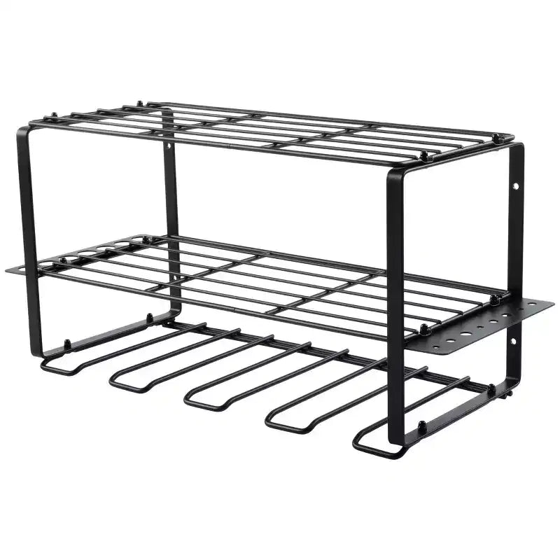 Étagère murale de rangement 3 niveaux pour outils électriques, acier