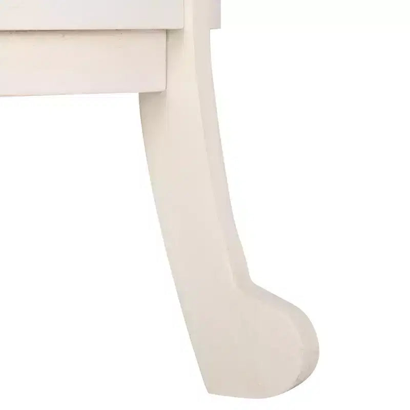 Table d'appoint ronde sur pied avec étagère inférieure, pin gris vintage, style traditionnel