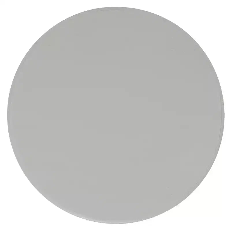 Table d'appoint ronde sur pied avec étagère inférieure, pin gris vintage, style traditionnel