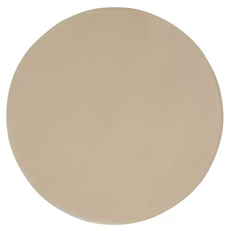 Table d'appoint ronde sur pied avec étagère inférieure, pin gris vintage, style traditionnel