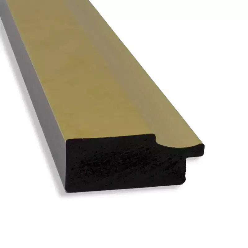 Miroir Mural Pleine Longueur, Cadre Doré Fin, 17,5" x 51,5", Fixation Porte ou Murale