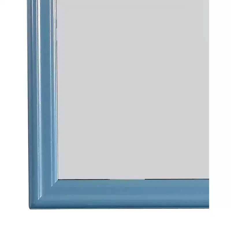 Miroir de commode carré classique encadré 38 po x 38 po, verre à faible distorsion