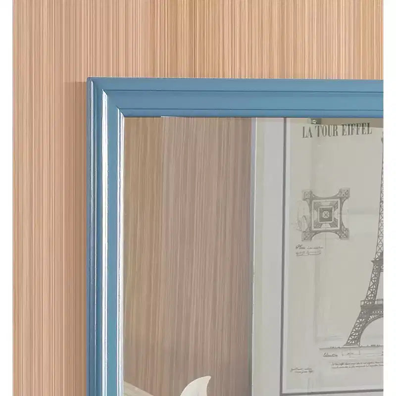 Miroir de commode carré classique encadré 38 po x 38 po, verre à faible distorsion
