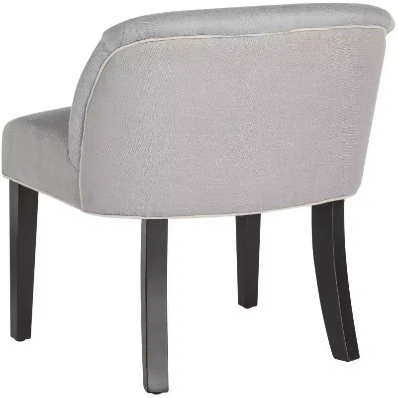 Chaise de coiffeuse Glam, revêtement gris arctique et taupe