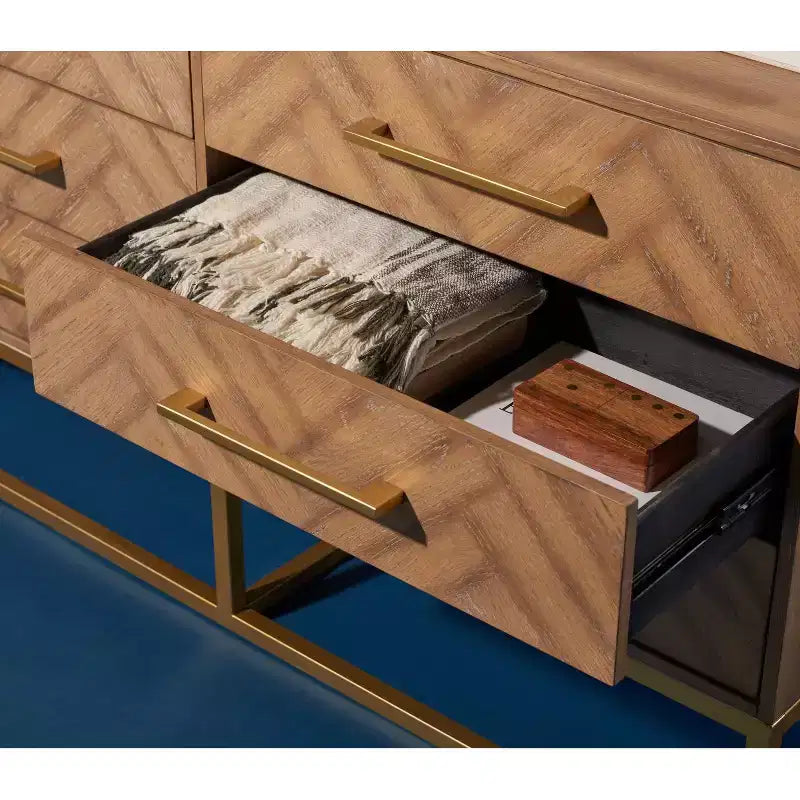 Commode moderne 6 tiroirs, Rangement de vêtements de chambre