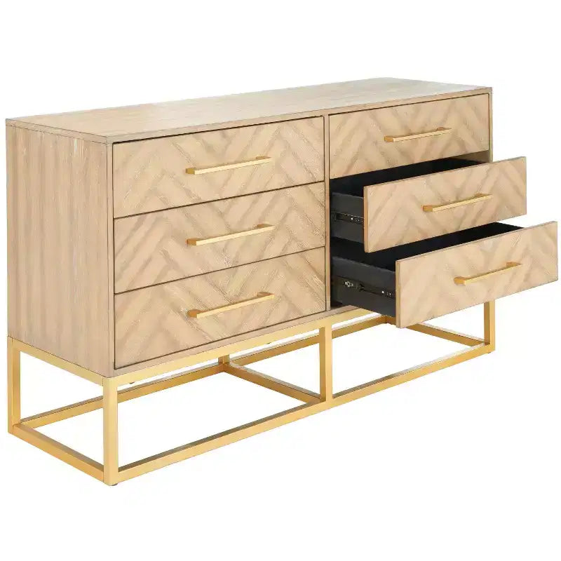 Commode moderne 6 tiroirs, Rangement de vêtements de chambre