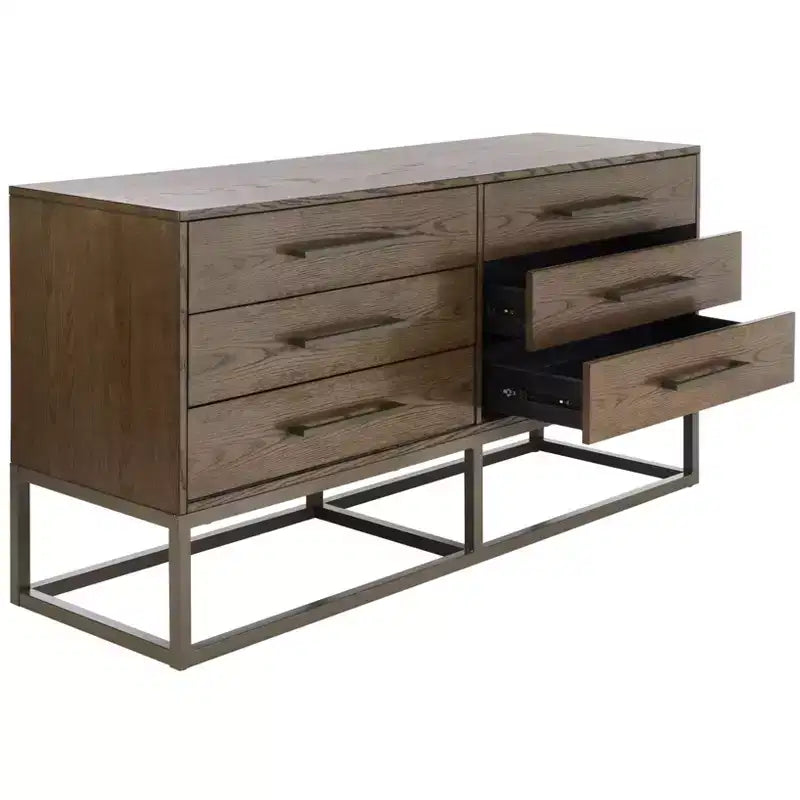 Commode moderne 6 tiroirs, Rangement de vêtements de chambre