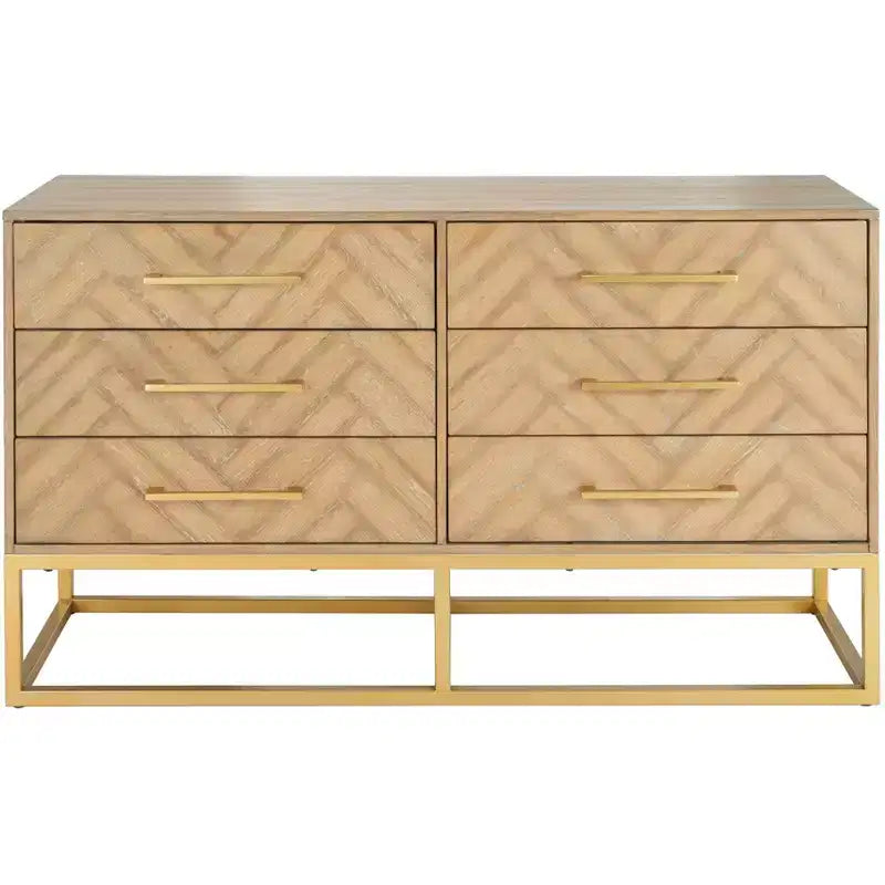 Commode moderne 6 tiroirs, Rangement de vêtements de chambre
