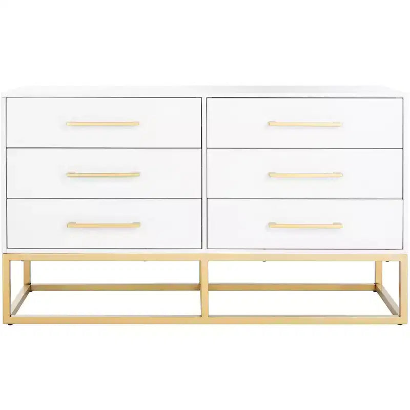 Commode moderne 6 tiroirs, Rangement de vêtements de chambre