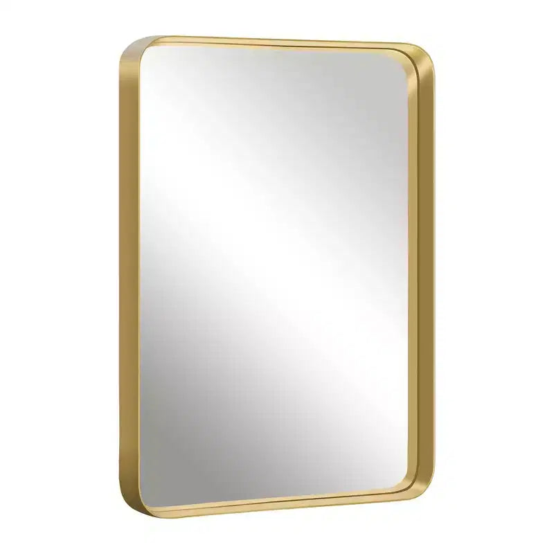 Wall Mounted Rectangle Metal Framed Bathroom Vanity Mirror