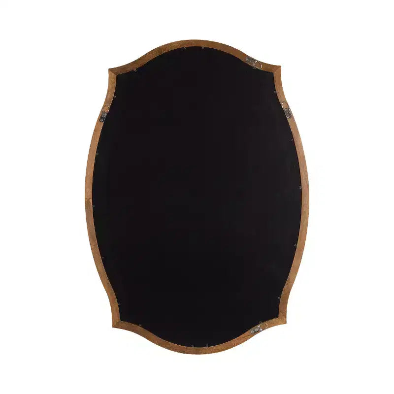 Miroir mural festonné 24"x34", forme originale, fixation murale
