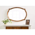 Miroir mural festonné 24"x34", forme originale, fixation murale