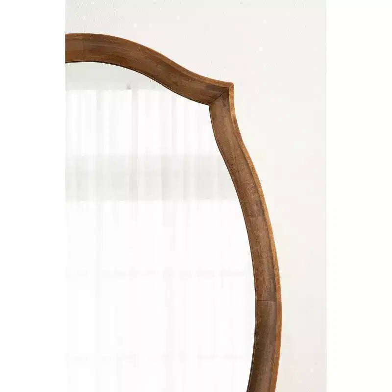 Miroir mural festonné 24"x34", forme originale, fixation murale